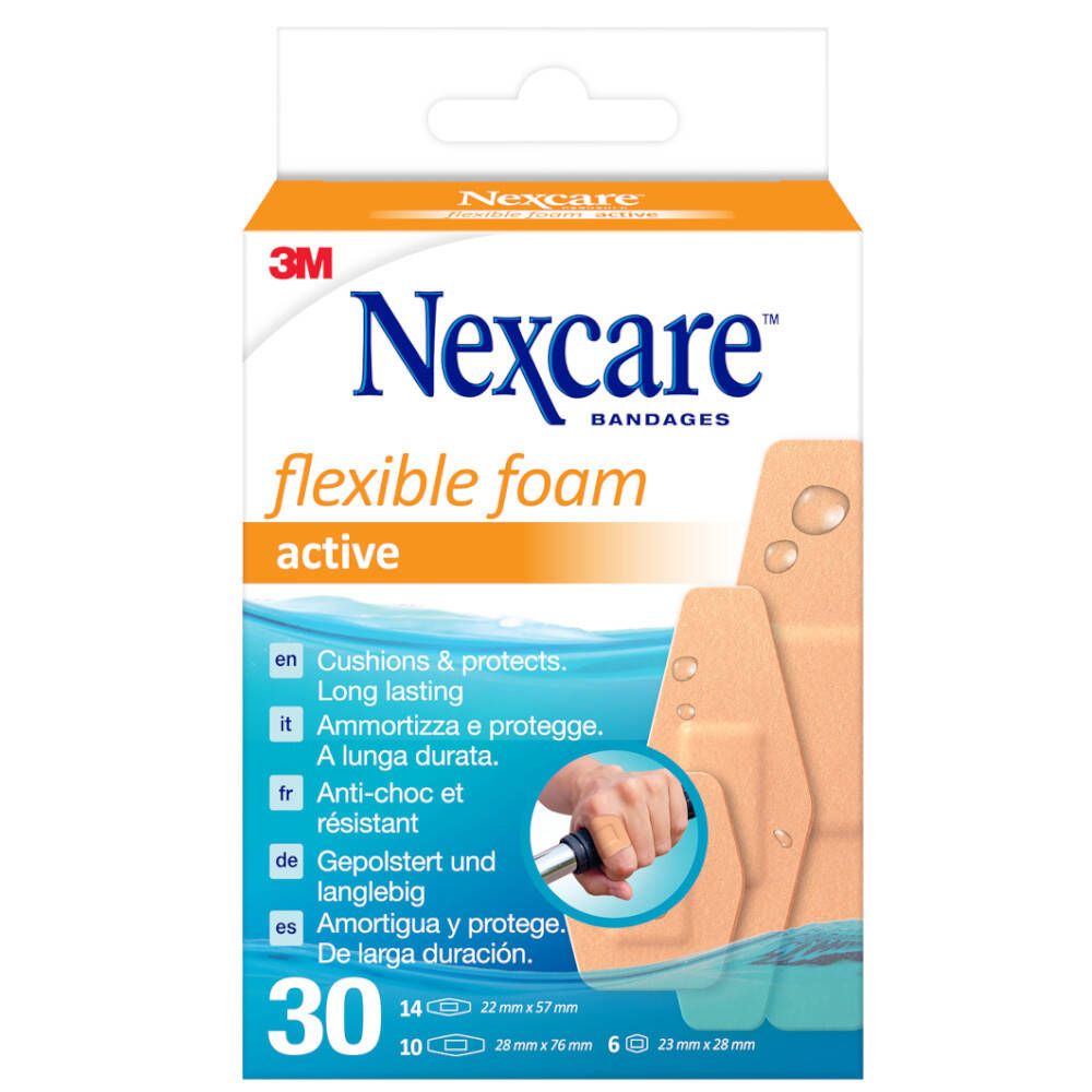 Image of 3M Nexcare™ Bandages Flexble Foam active
