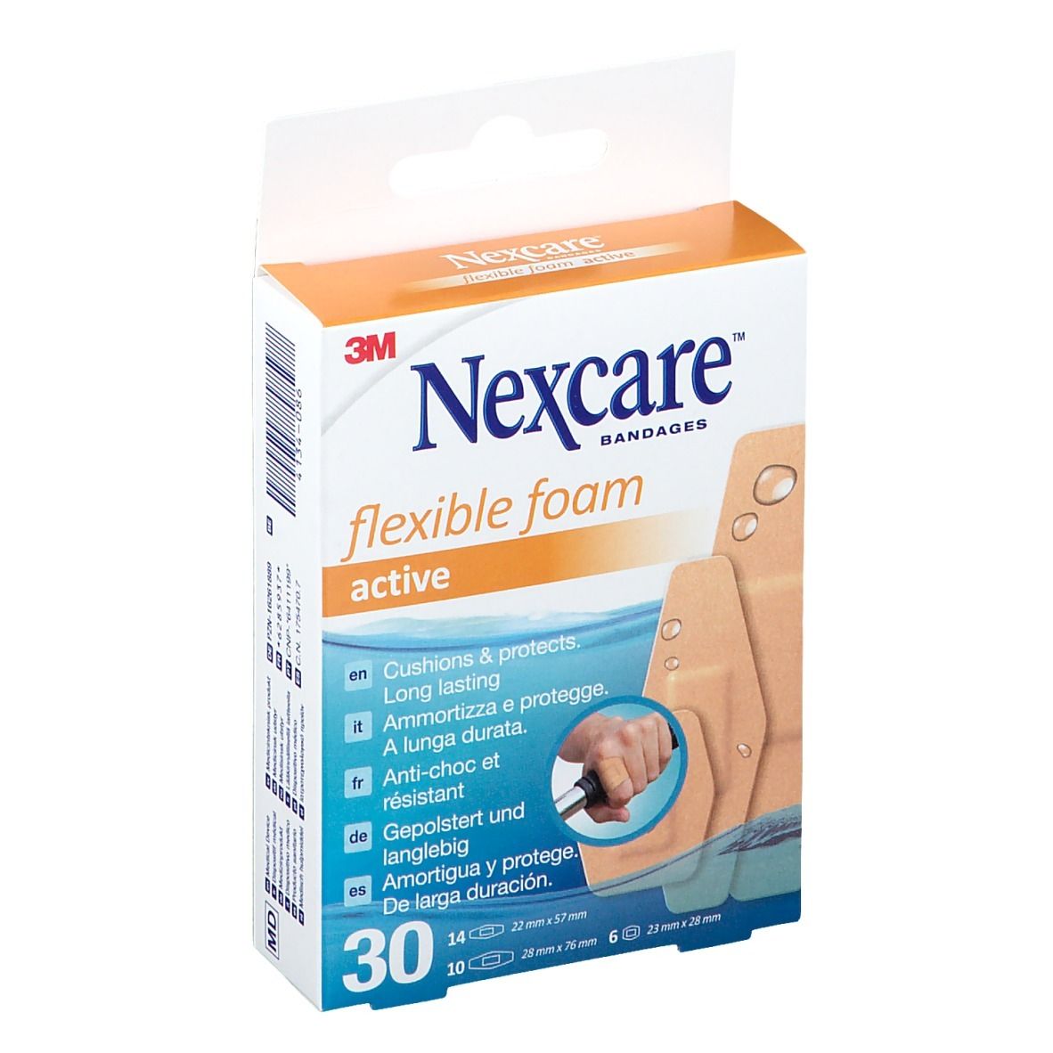 Image of 3M Nexcare™ Bandages Flexble Foam active
