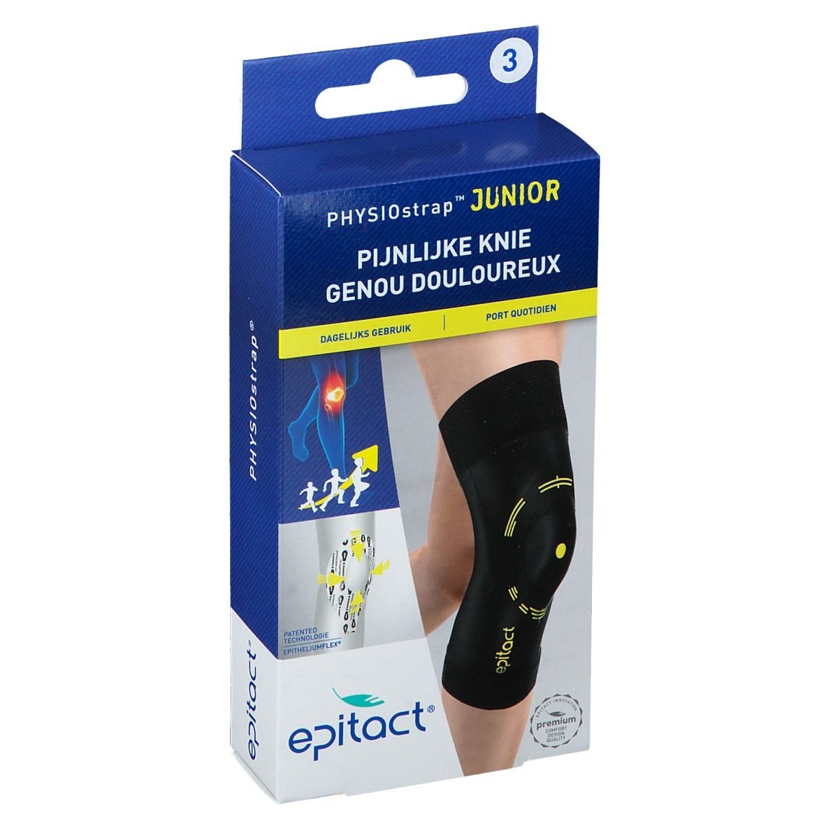 epitact® PHYSIOstrap™ Junior-Kniebandage Größe 3