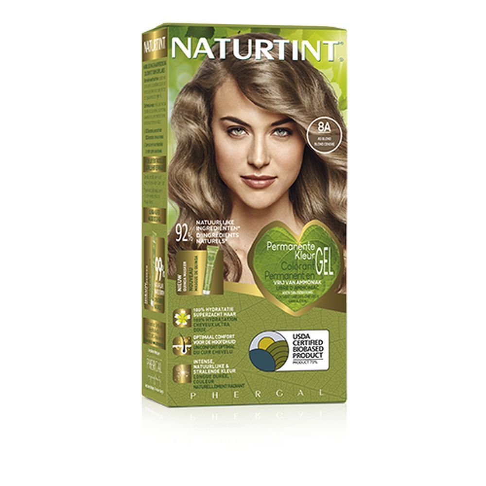 Naturtint permanente Haarfarbe Aschblond 8A
