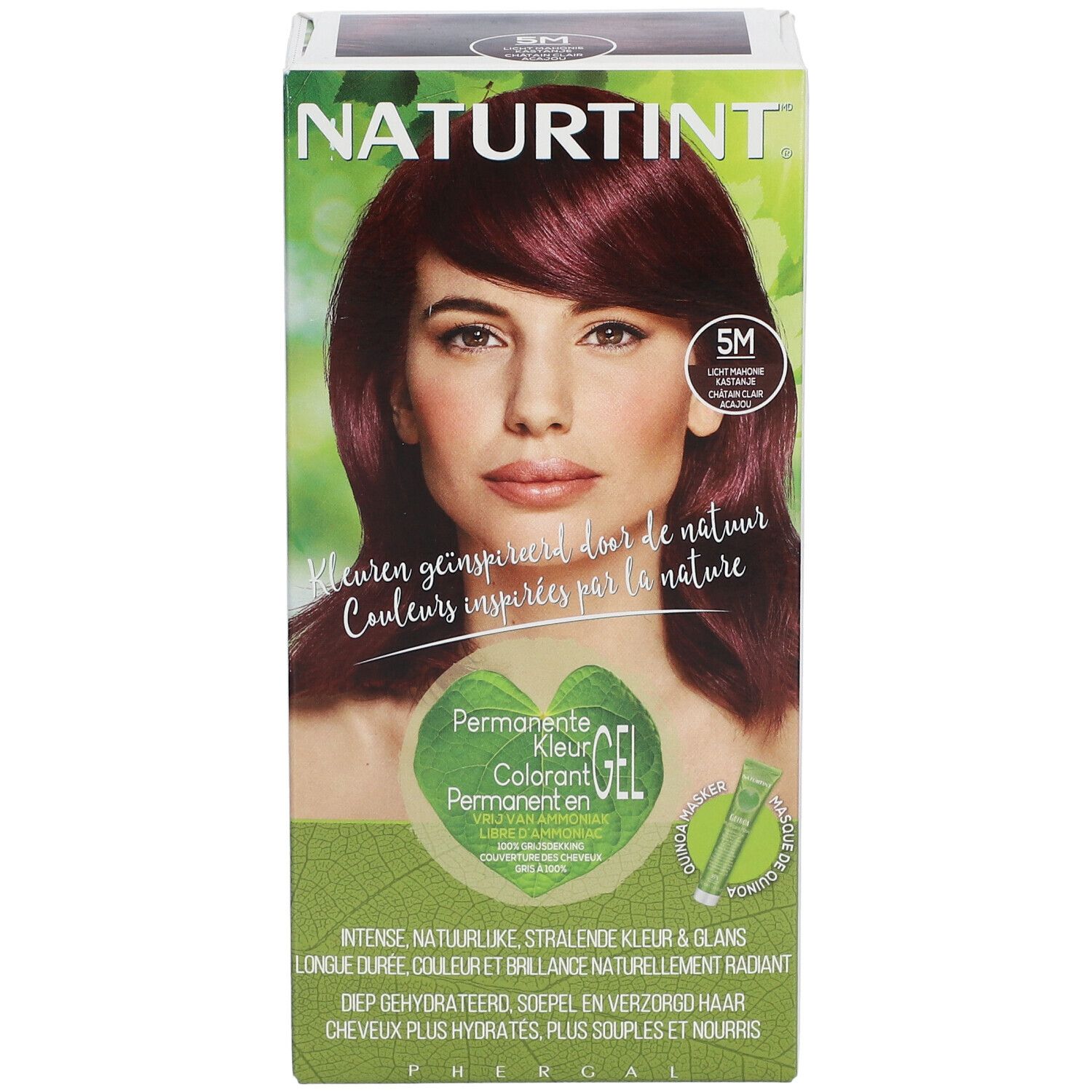 NATURTINT® Permanente Haarfarbe 5M Hell Mahagoni Kastanie shopapotheke.ch