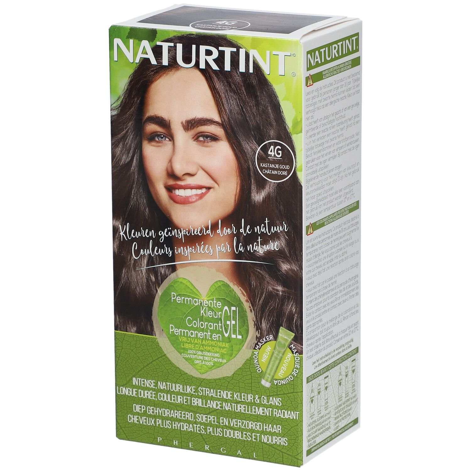 NATURTINT® Coloration Permanente 4G Châtain doré