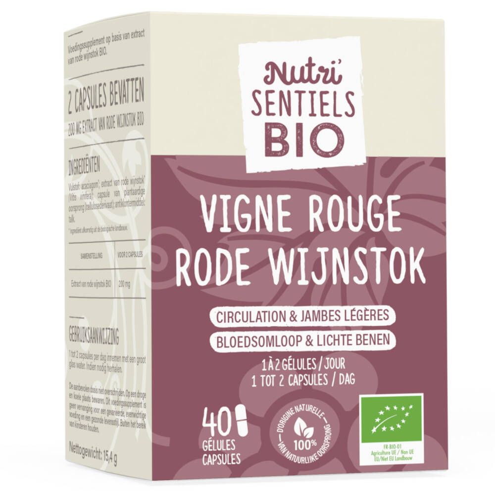 Nutri'Sentiels Bio-Rotweinrebe