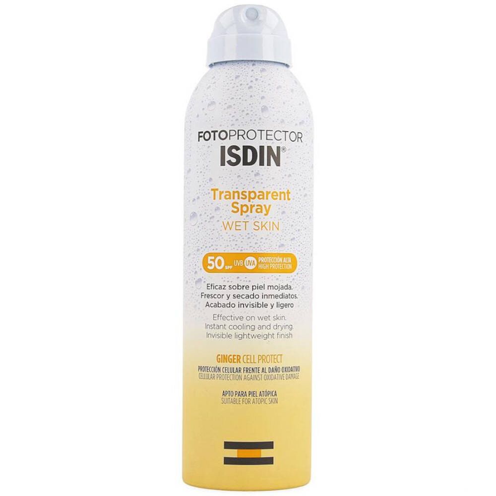 Image of ISDIN® FOTOPROTECTOR Transparent Spray WET SKIN 50 SPF