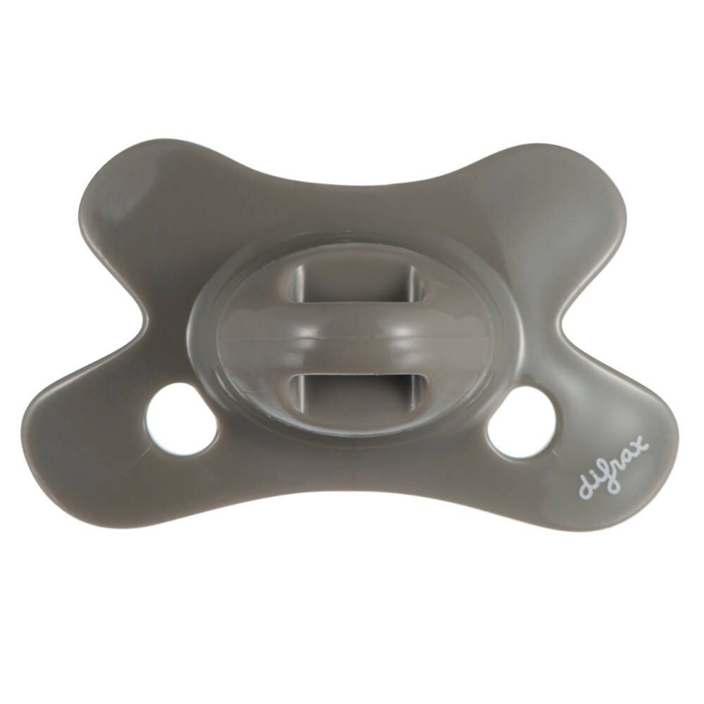 difrax® Schnuller Natural 0-6 Monate - Clay
