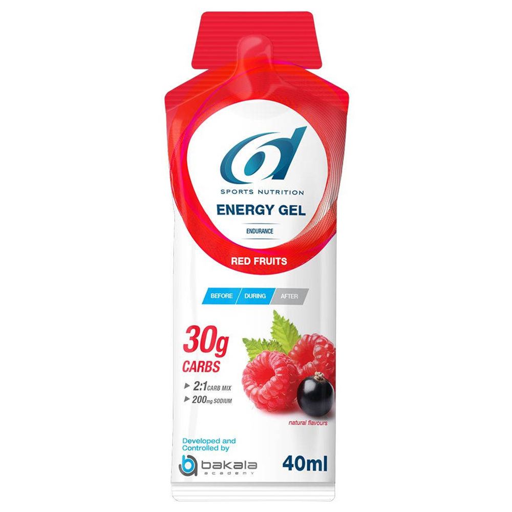 Image of 6D Sports Nutrition Energy Gel Rote Früchte