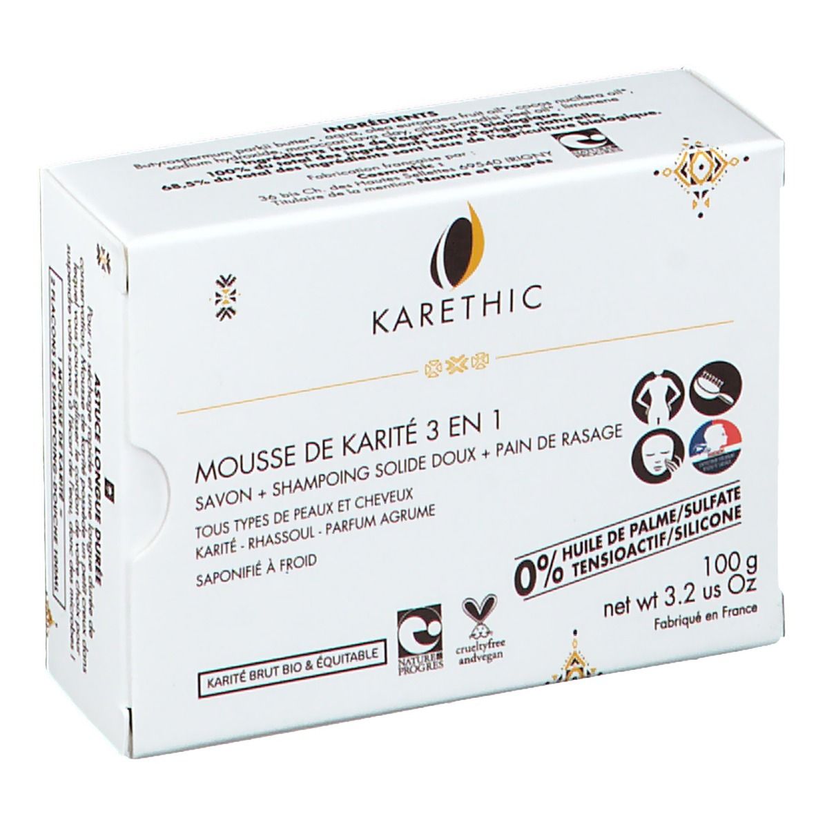 KARETHIC Mousse de Karité 3in1 Festes Shampoo