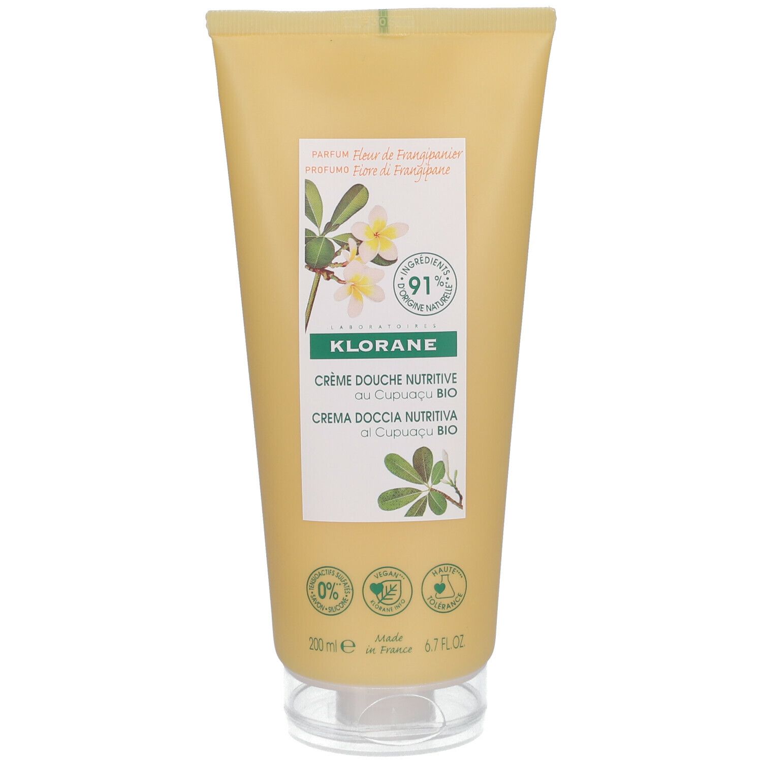 KLORANE Duschcreme  Frangipaniblüte