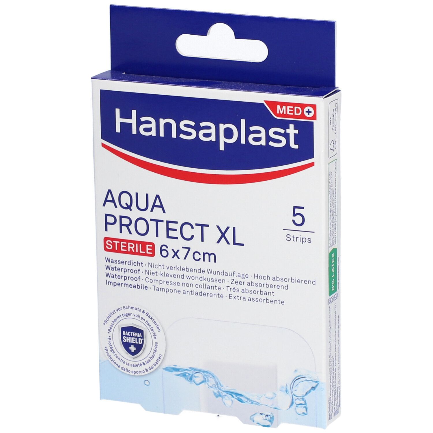 Image of Hansaplast MED AQUA PROTECT XL 6 x 7 cm