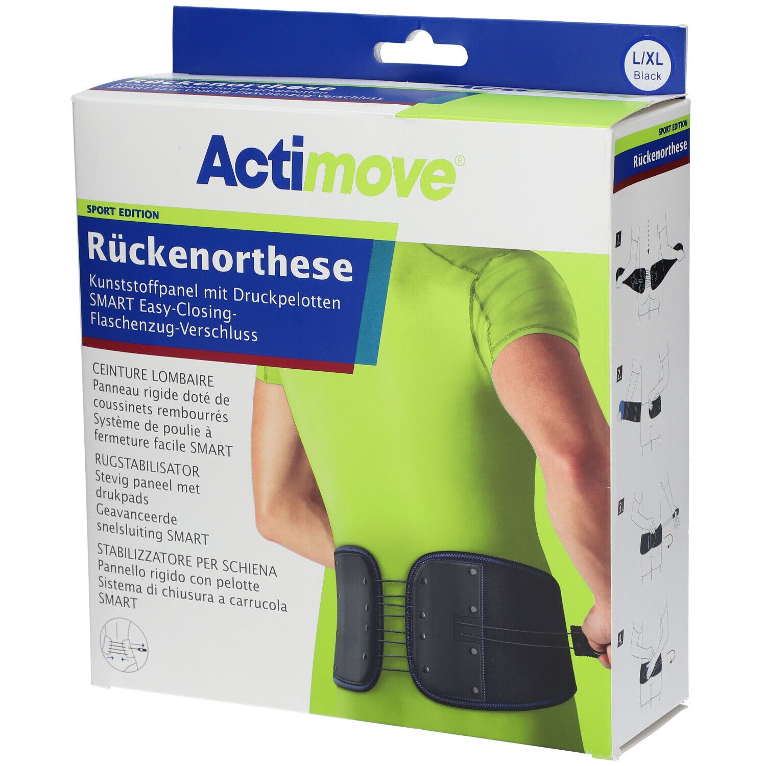 Image of Actimove® SPORTS EDITION Lendenwirbelgürtel Large - Extra Large