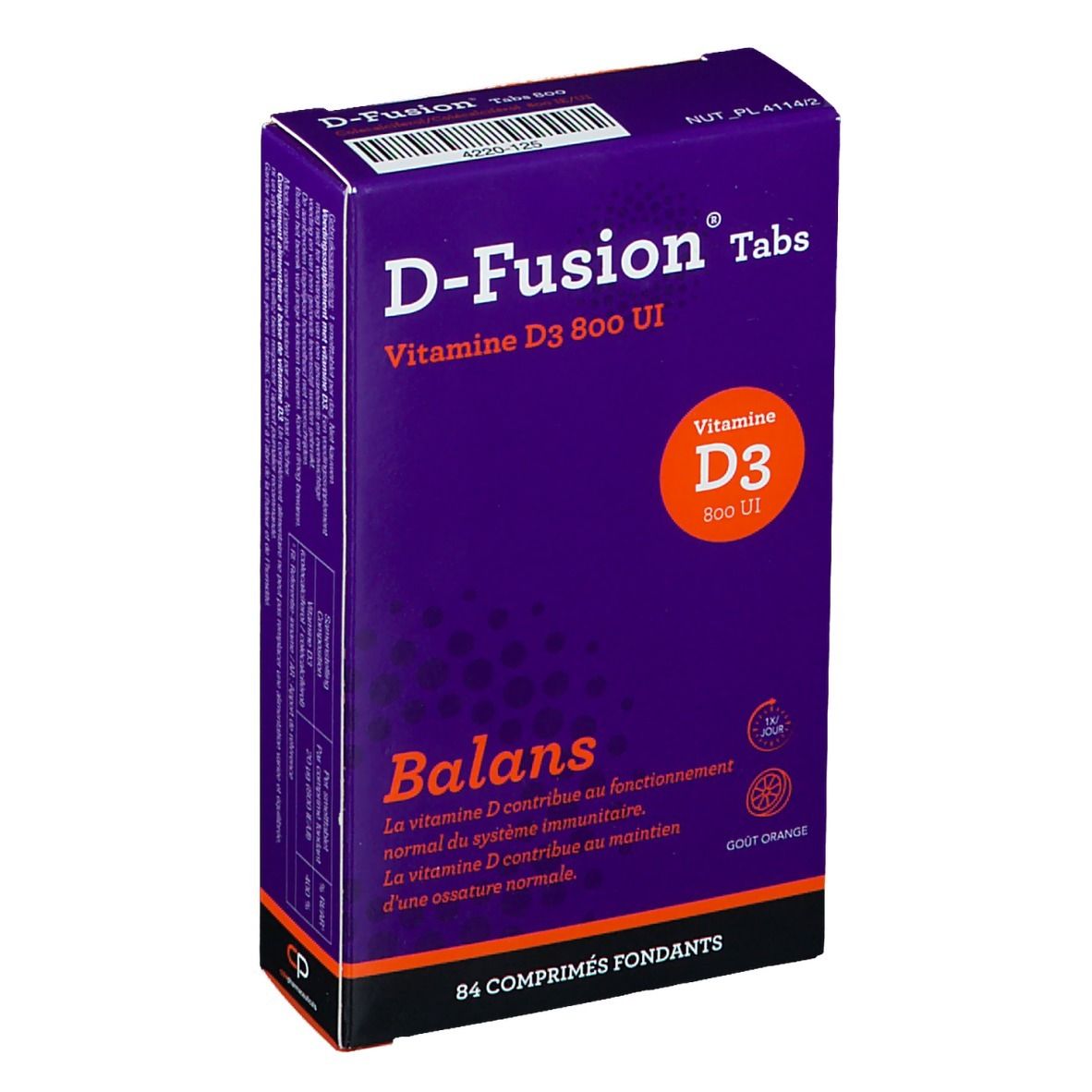 Image of D-Fusion® Tabs Vitamin D3 800 IE