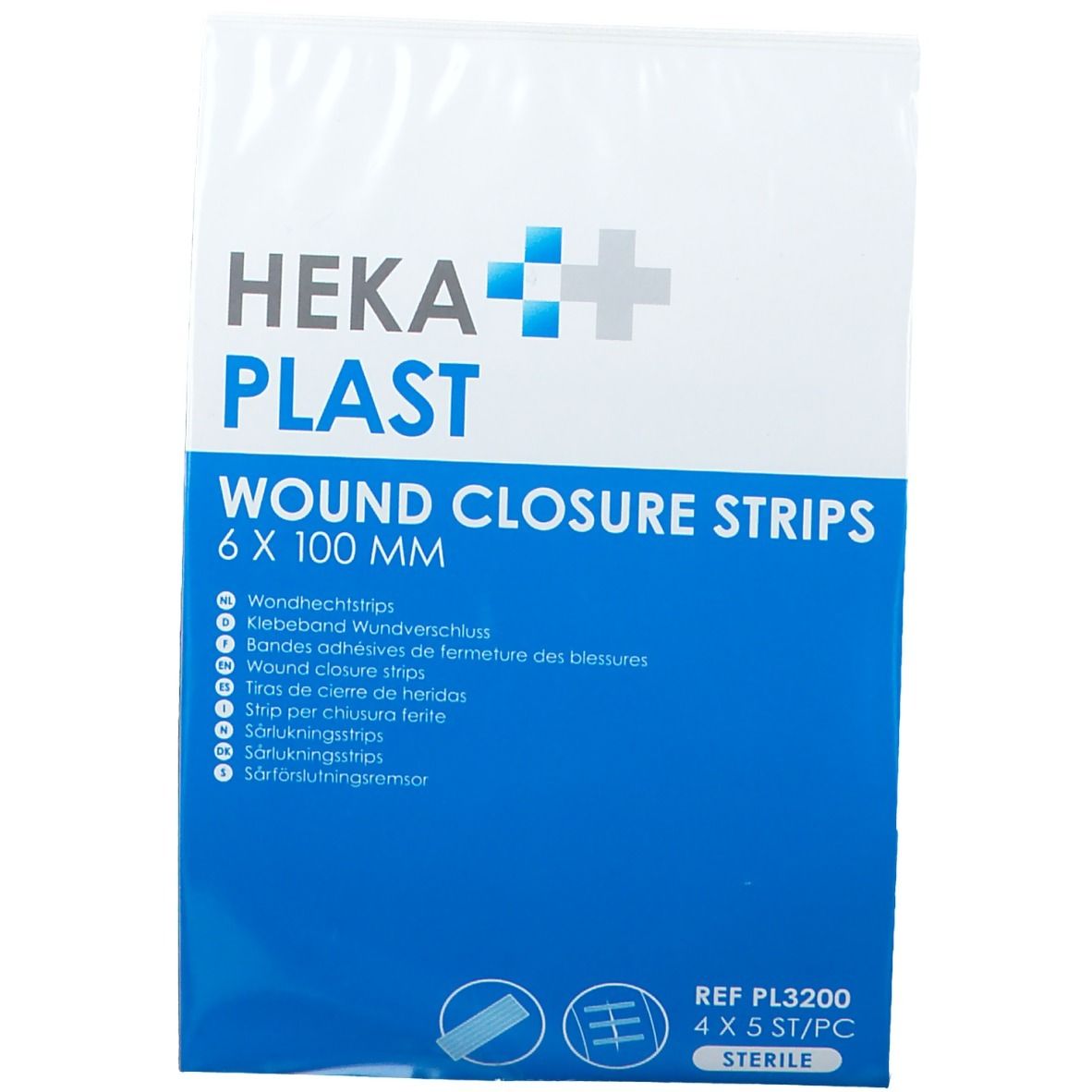 HEKA PLAST Wundverschlussstreifen 6 x 100 mm