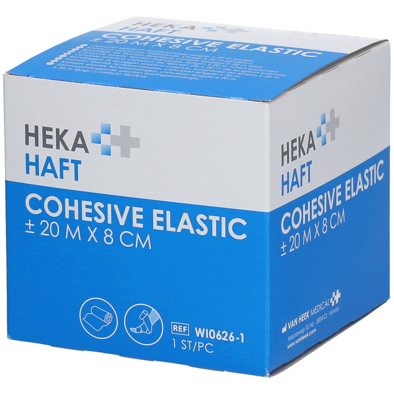 HEKAHAFT Cohesive Elastic 20 m x 8 cm
