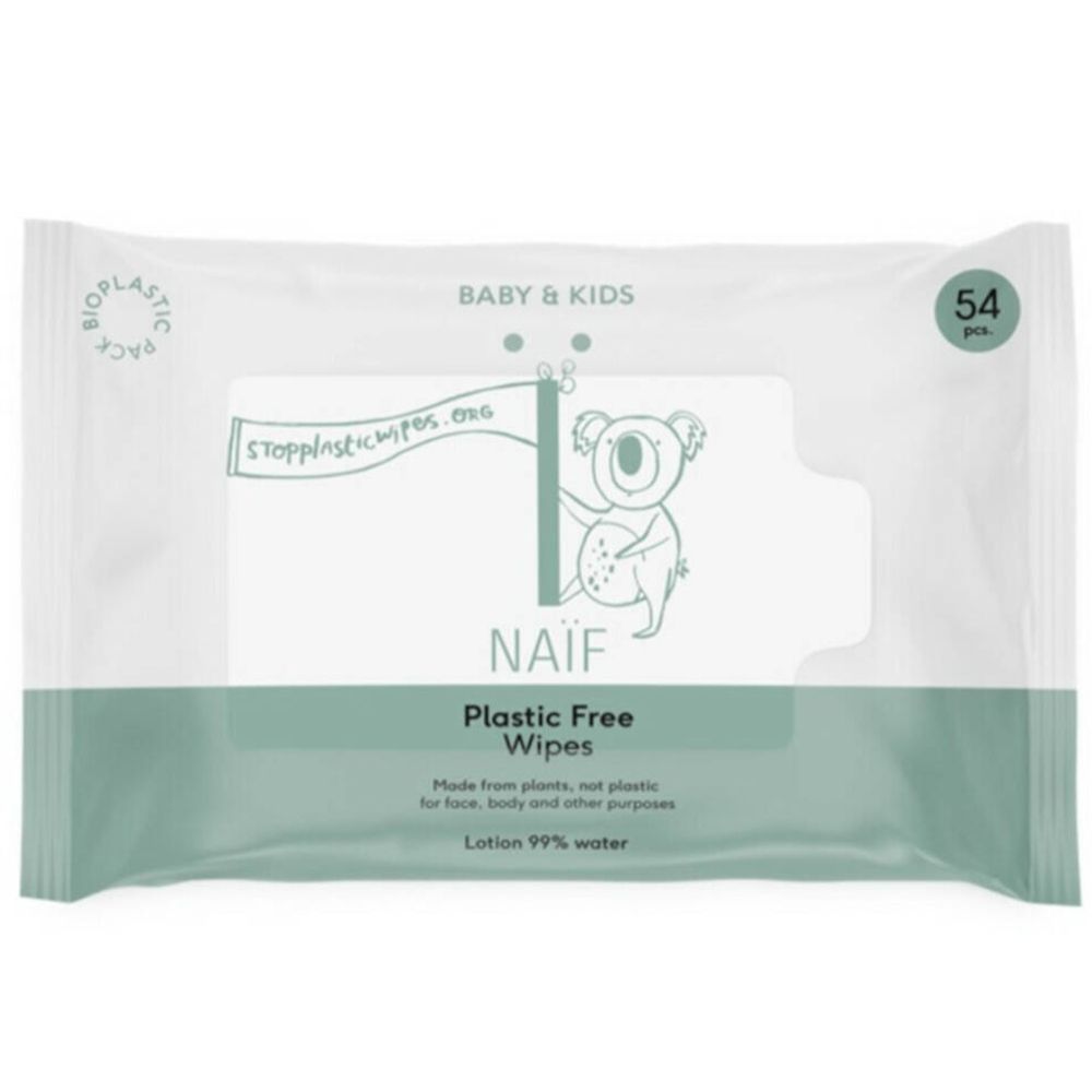 NAÏF® Kunststofffreie Feuchttücher