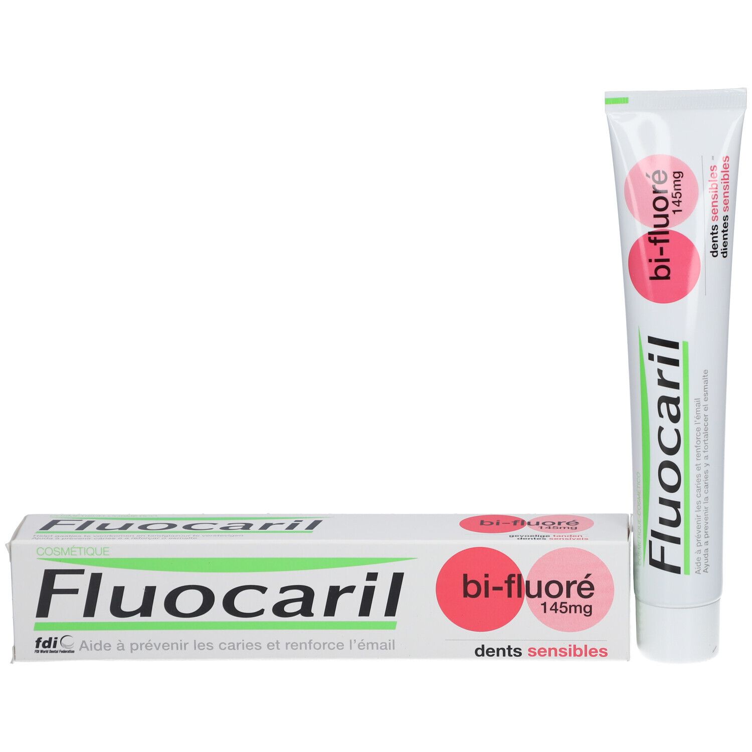 Fluocaril Bi-Fluoré 145 mg dentifrice Dents Sensibles - shop-apotheke.ch