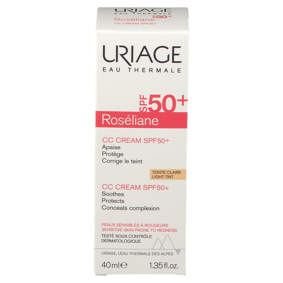 URIAGE Roséliane CC Cream SPF 50+ Teinte Claire - shop-apotheke.ch