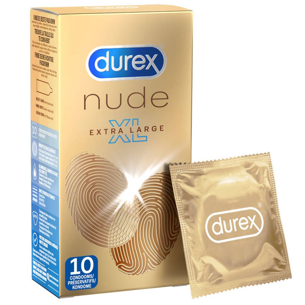 Image of durex® Nude XL Kondome Skin to Skin Sensation