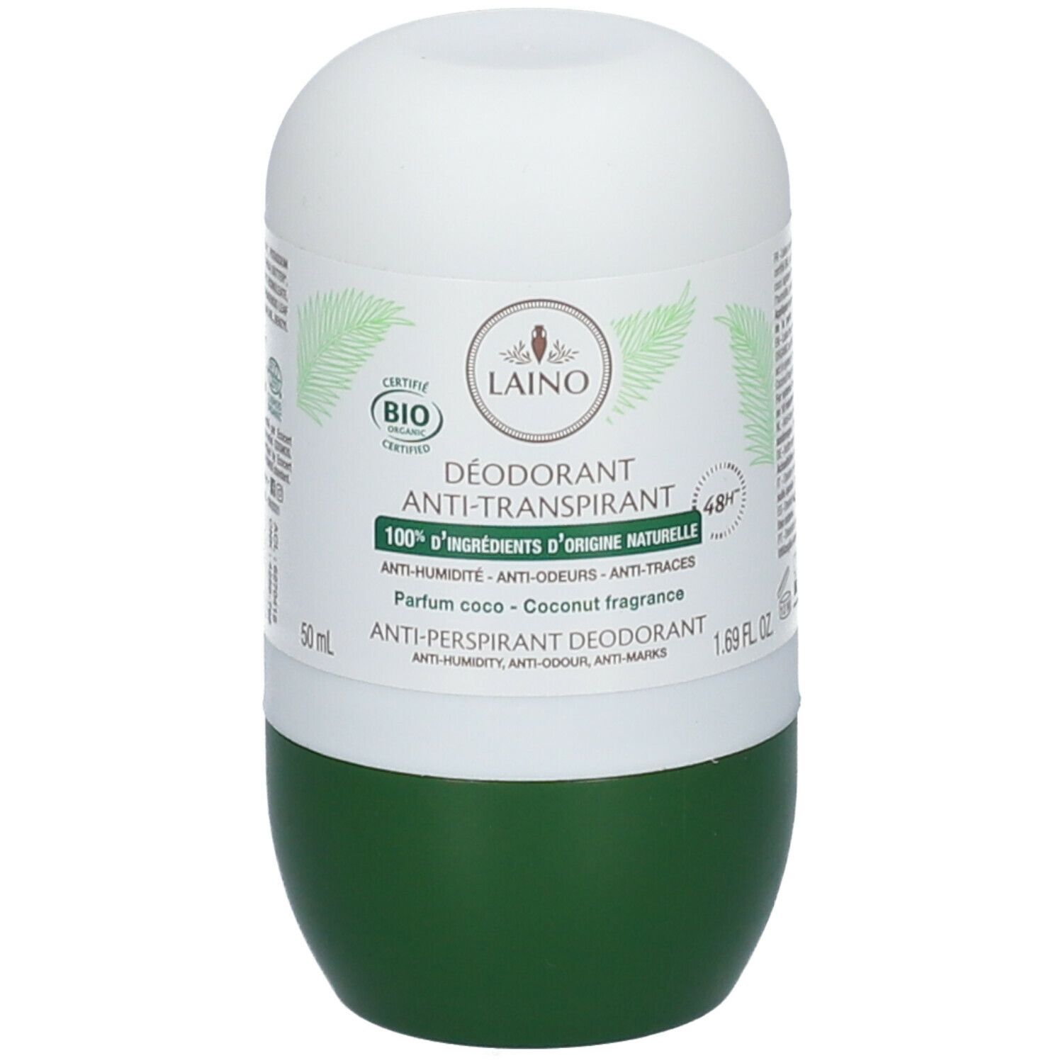 LAINO DÉODORANT ANTI-TRANSPIRANT COCO