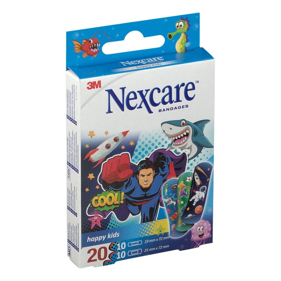 Image of Nexcare® happy Kids Pflaster Superhelden