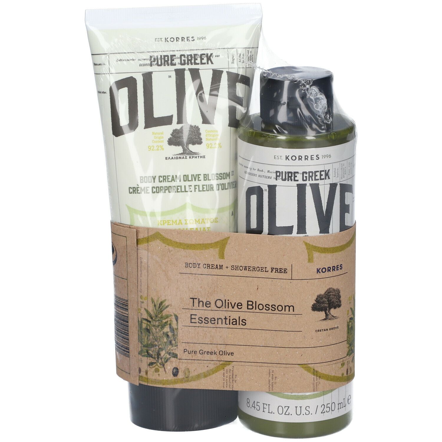 KORRES Olivenblüten Duschgel + Körpermilch
