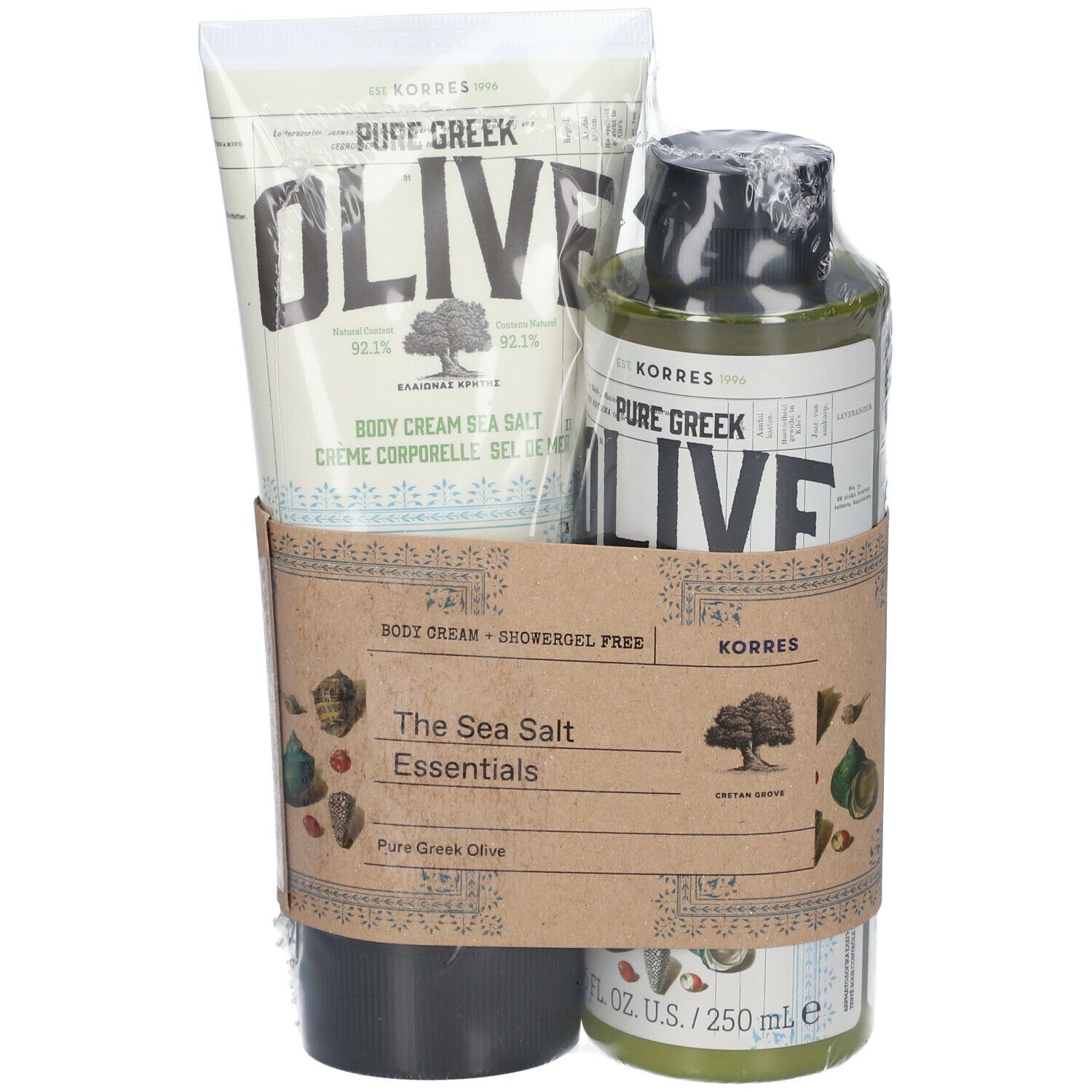 KORRES® Olive & Meersalz Duschgel + Körpercreme