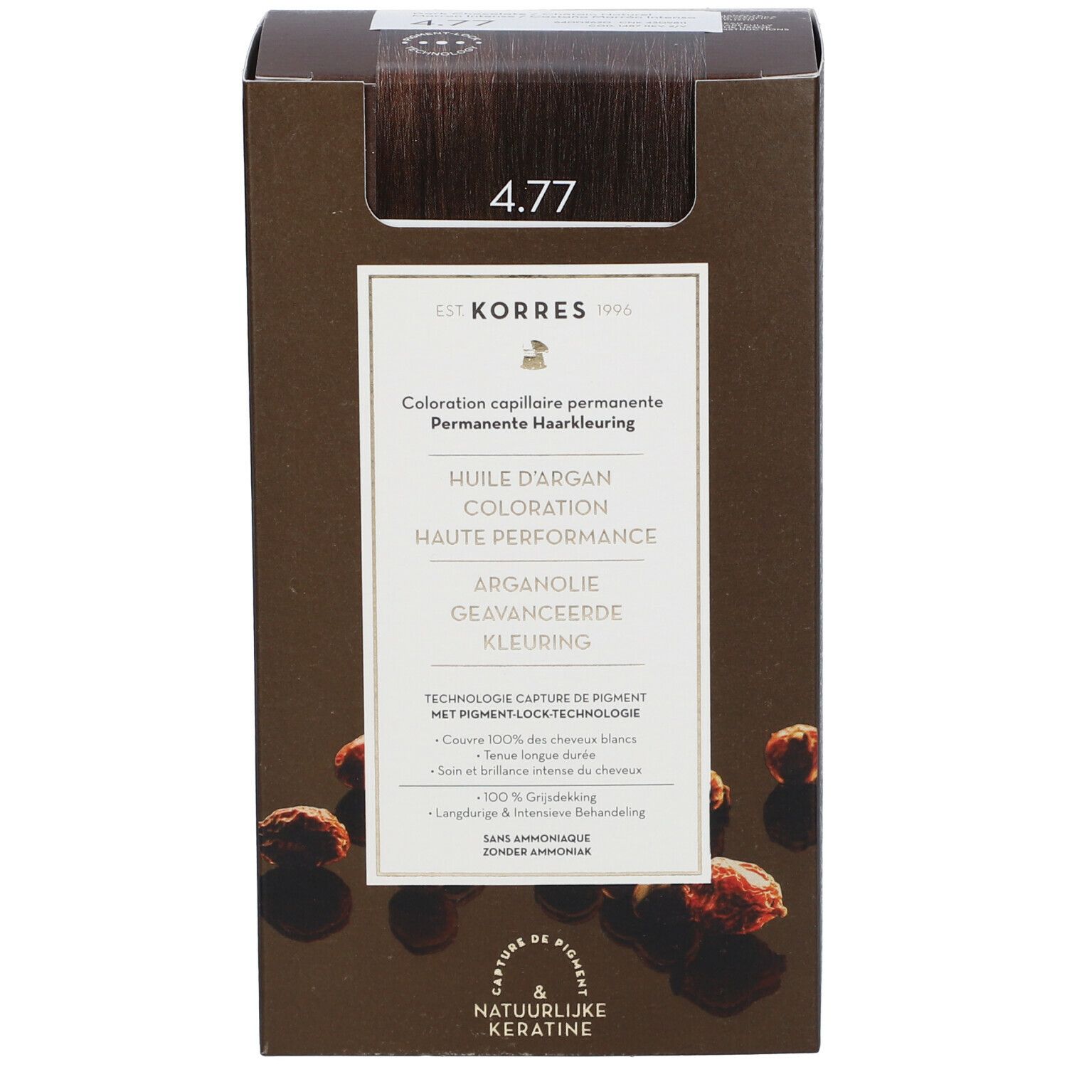 KORRES Coloration 4.77 Dark Chocolate