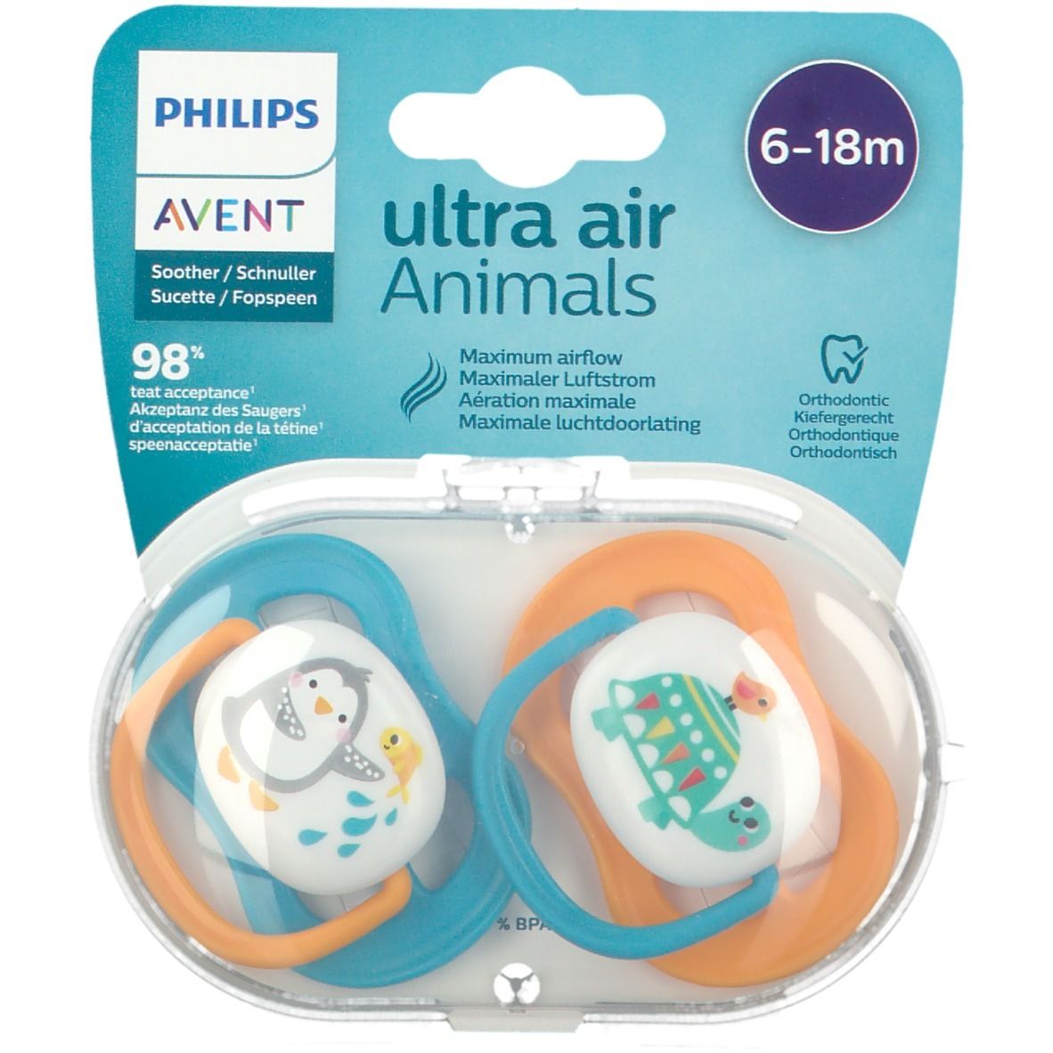 Image of PHILIPS AVENT ultra air 6-18 Monate Animals