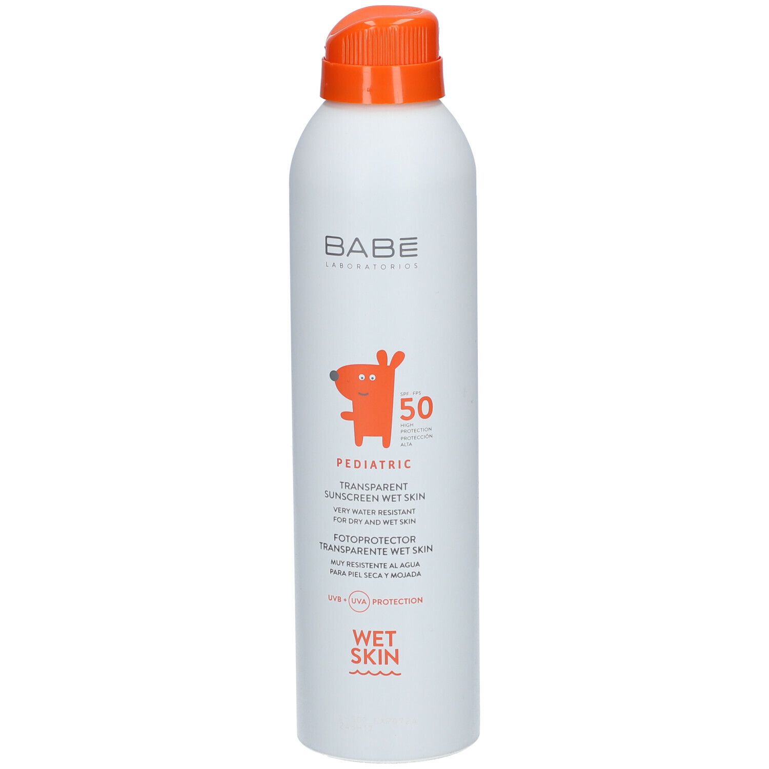 Babé Pediatric Transparent Sunscreen Wet Skin SPF50