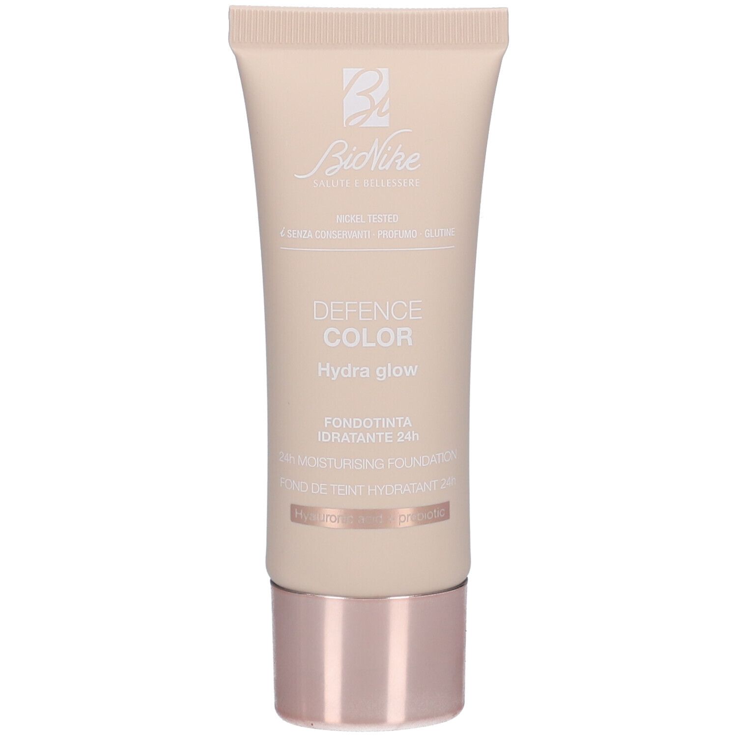 BioNike DEFENCE COLOR Hydra Glow Fond de teint hydratant 24h 101 Ivory