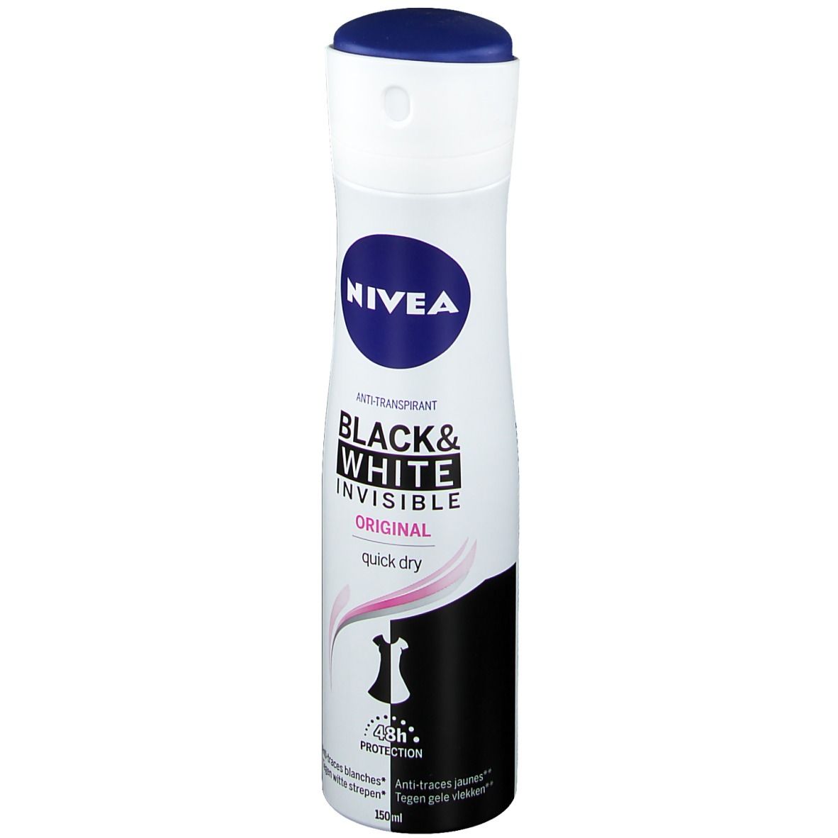 NIVEA® Deodorant Black & White Invisible