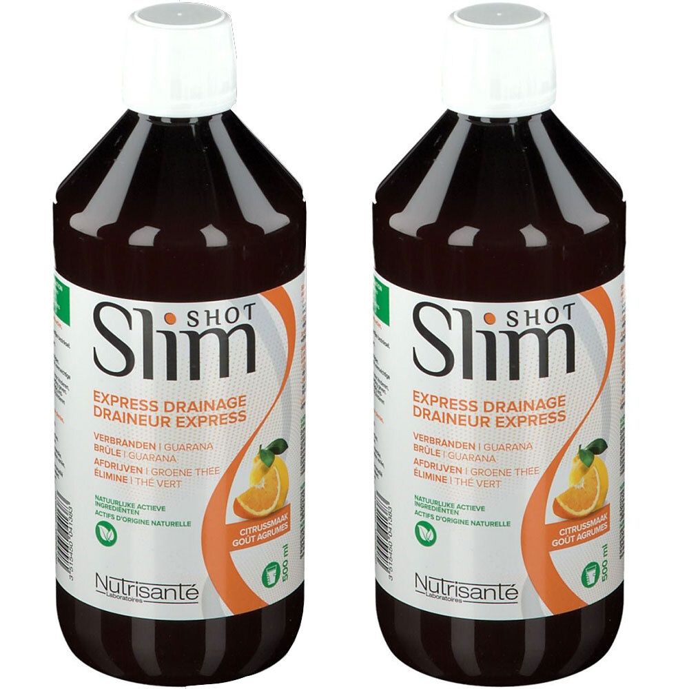 Nutrisanté Slimshot Draineur Fettburner Agrumen 1+1 Gratis