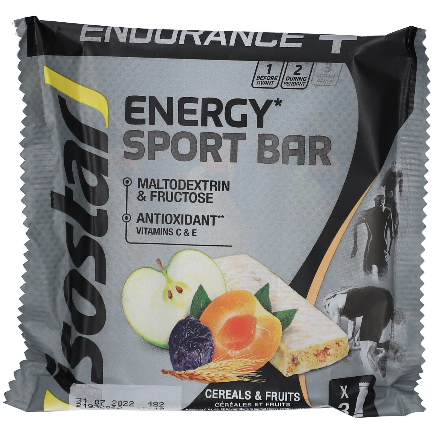 Image of Isostar® Endurance+ Energy Sport Bar Cerealien + Früchte