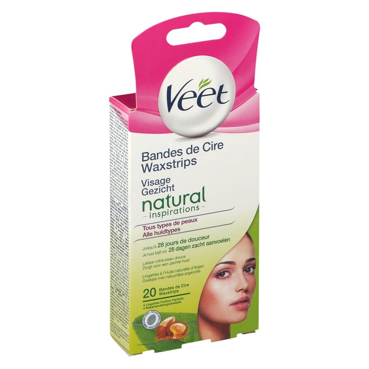 Veet Kaltwachsstreifen für das Gesicht für alle Hauttypen