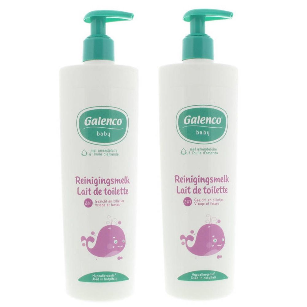 Galenco® Lait nettoyant pour bébé 2 en 1