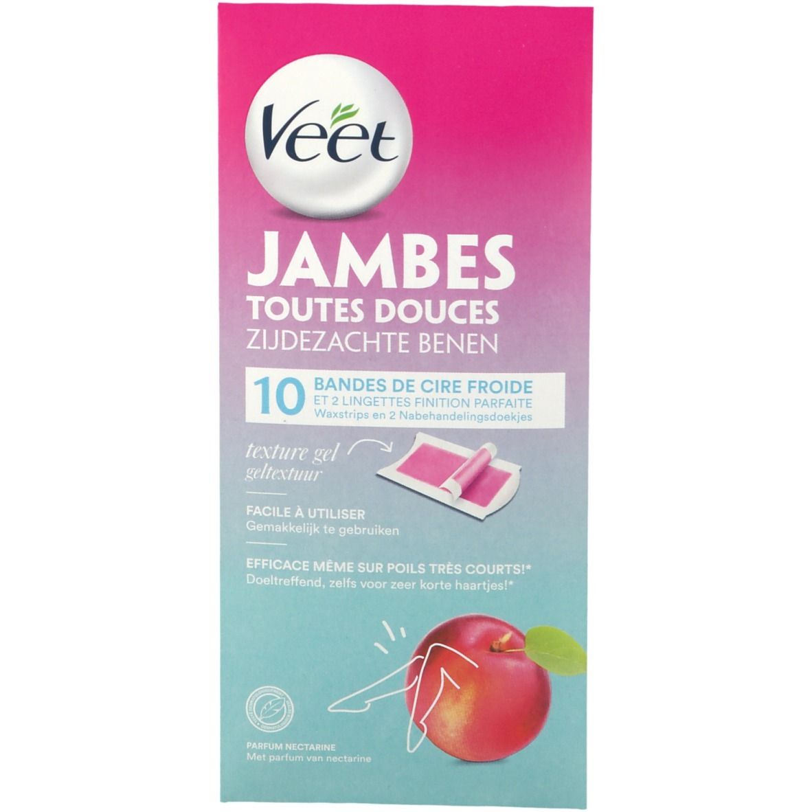 Veet Bandes de cire froide au parfum de Nekatrin