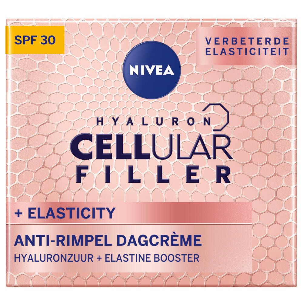 Image of NIVEA Hyaluron Cellular Filler + Elastizität Tagespflege SPF 30