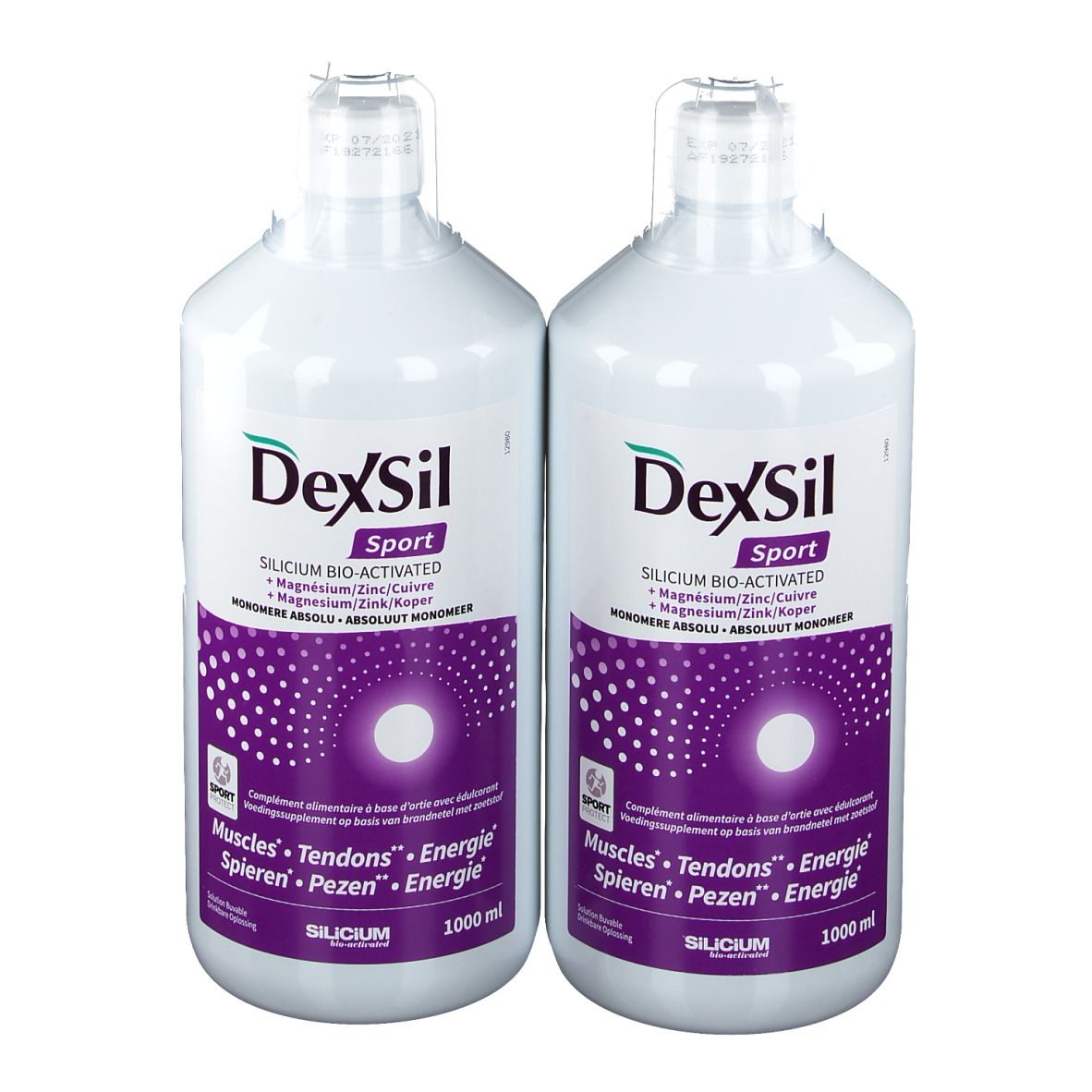 DexSil Sport Silicium Bio-Activated Muscles, Tendons & Energie Silicium + Magnésium