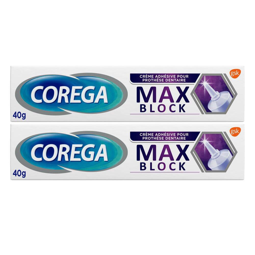 Corega Max Block Haftcreme für Zahnprothesen