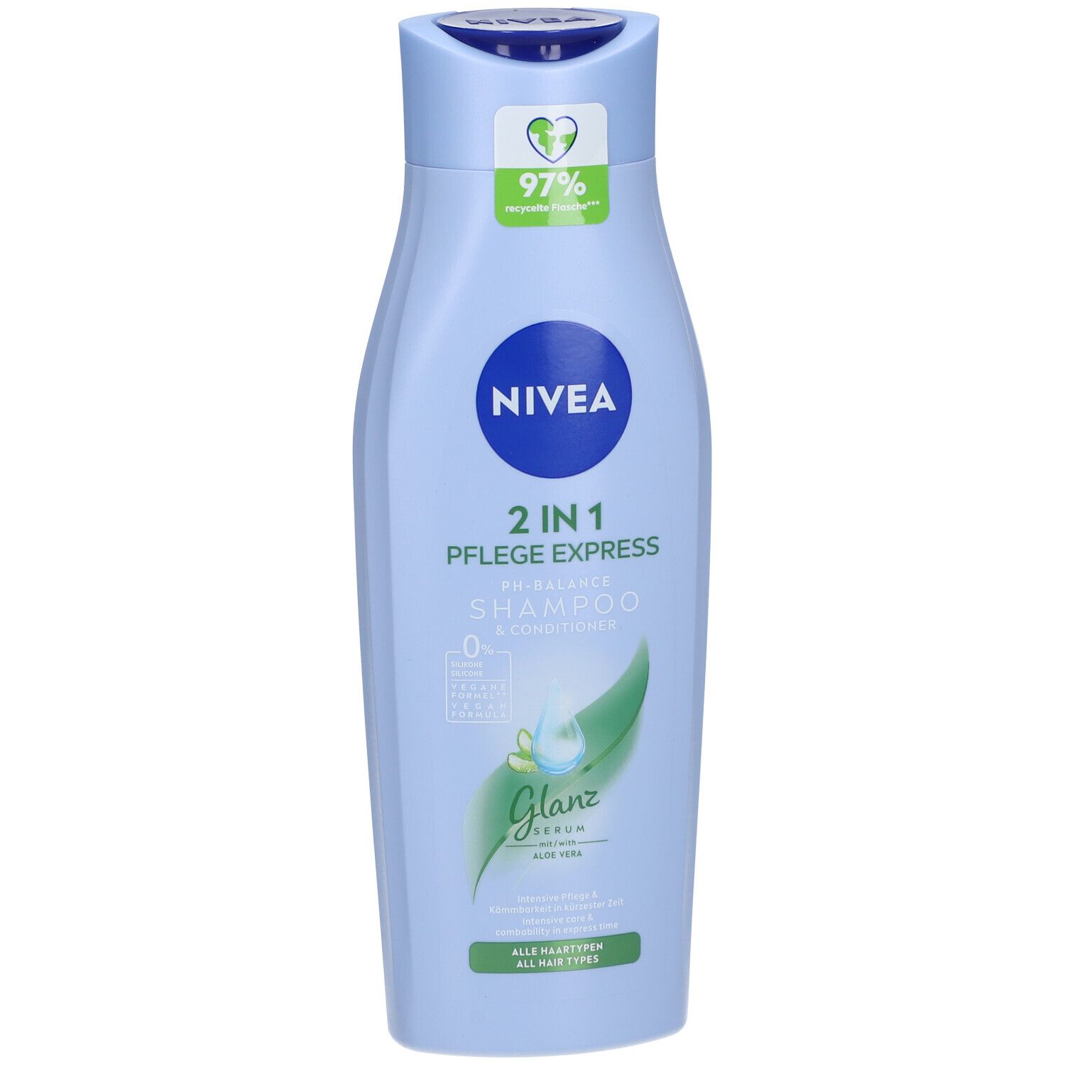 NIVEA® 2in1 Care Express Shampoo & Sanfte Spülung pH-Balance