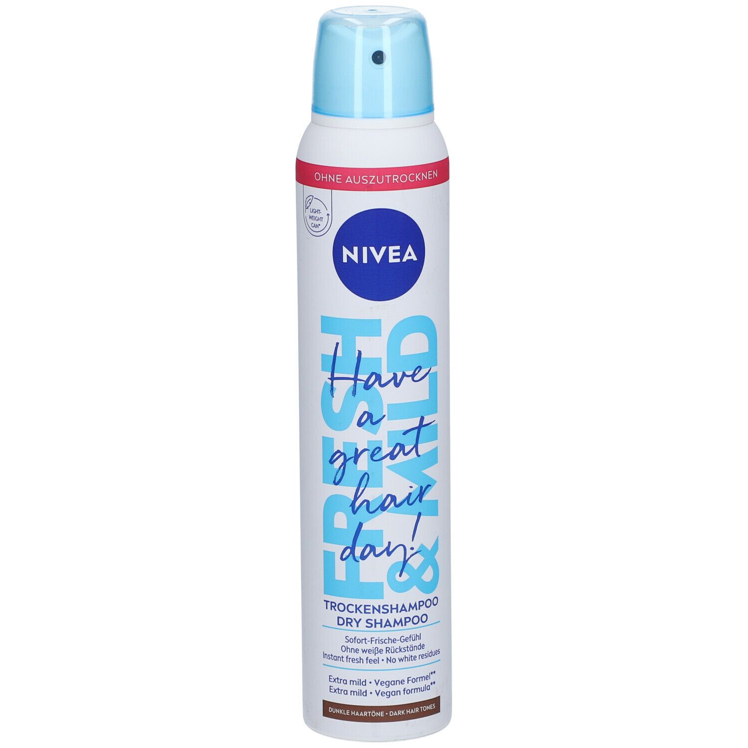 Image of NIVEA Fresh Revive 3 in 1 Trockenes Shampoo für dunkles Haar