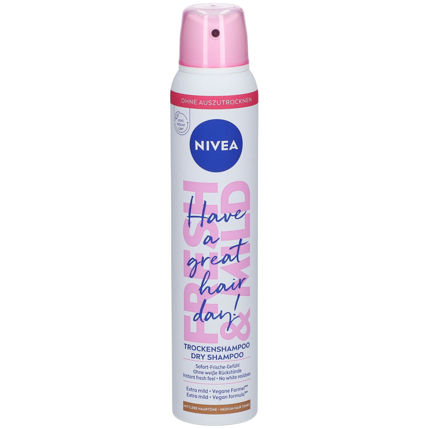 NIVEA Fresh Revive Dry Shampoo 3 in 1 Kastanienhaar