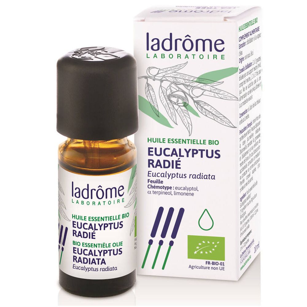 Image of Ladrôme Ätherisches Öl Eukalyptus radiata Bio