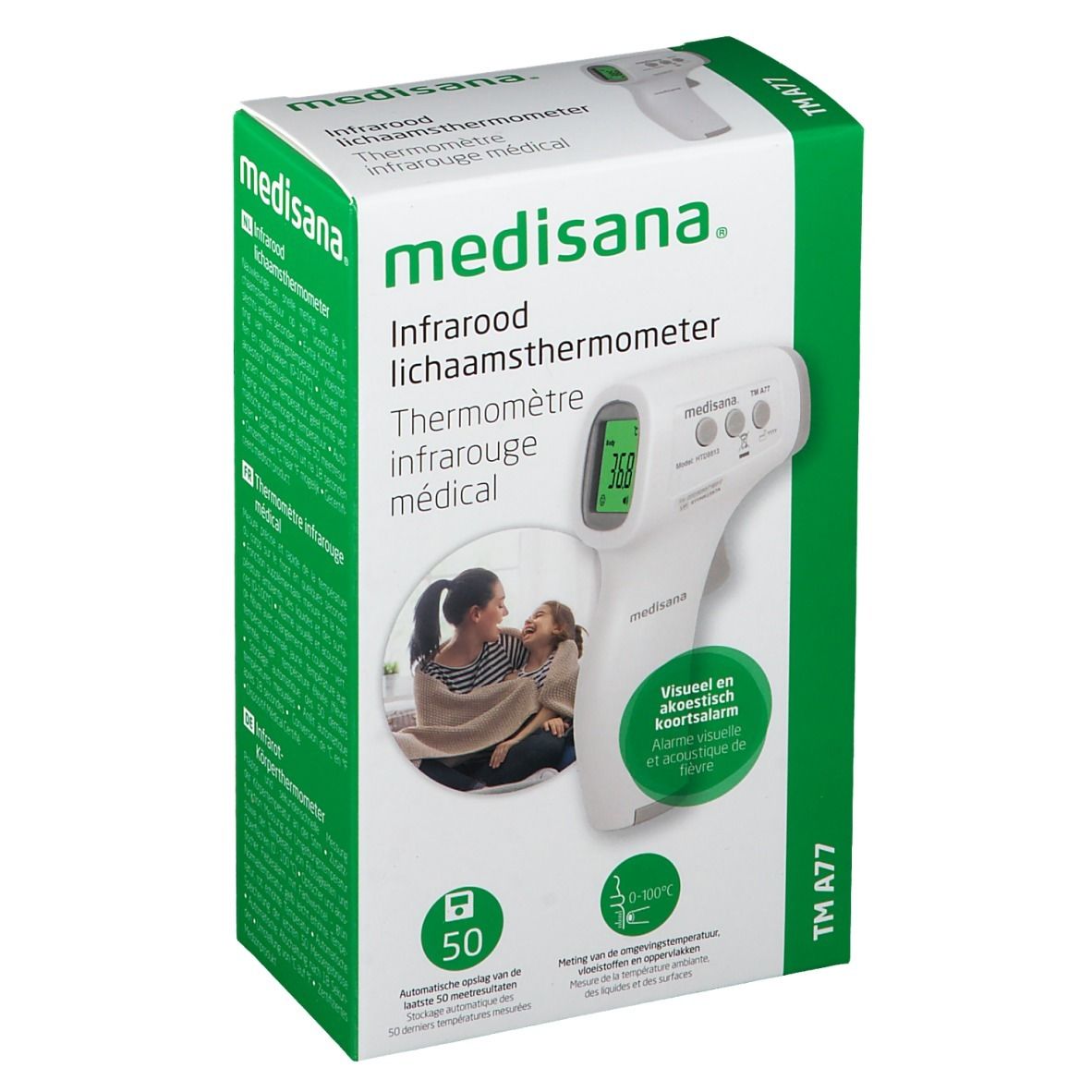 medisana® Infrarot-Thermometer TM A77