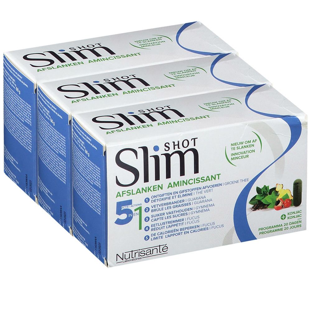 SlimSHOT Abnehmen 5 in 1 Dreierpack