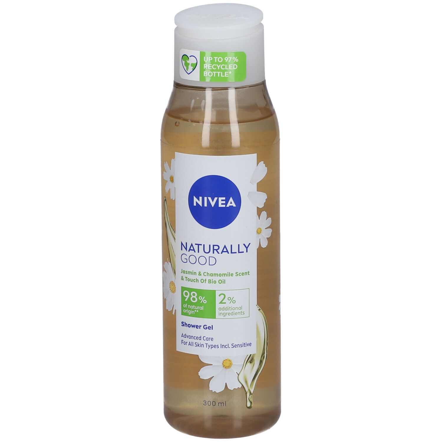 NIVEA® Naturally Good Duschgel Jasmin & Kamillenblüte