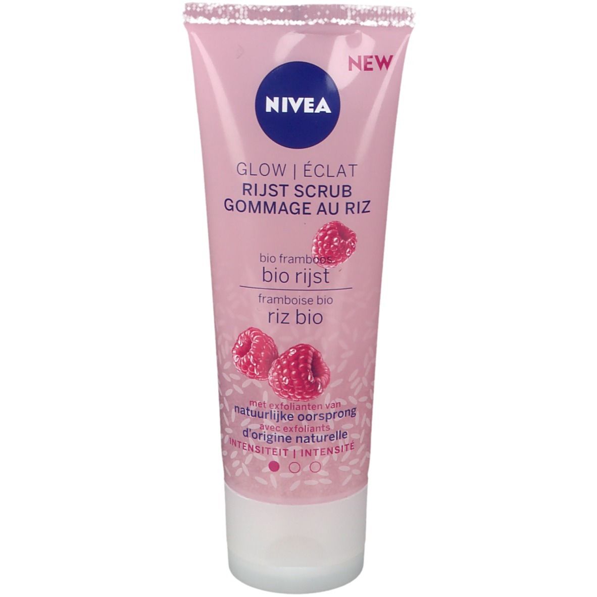 Image of NIVEA Glow Reis-Peeling Himbeere