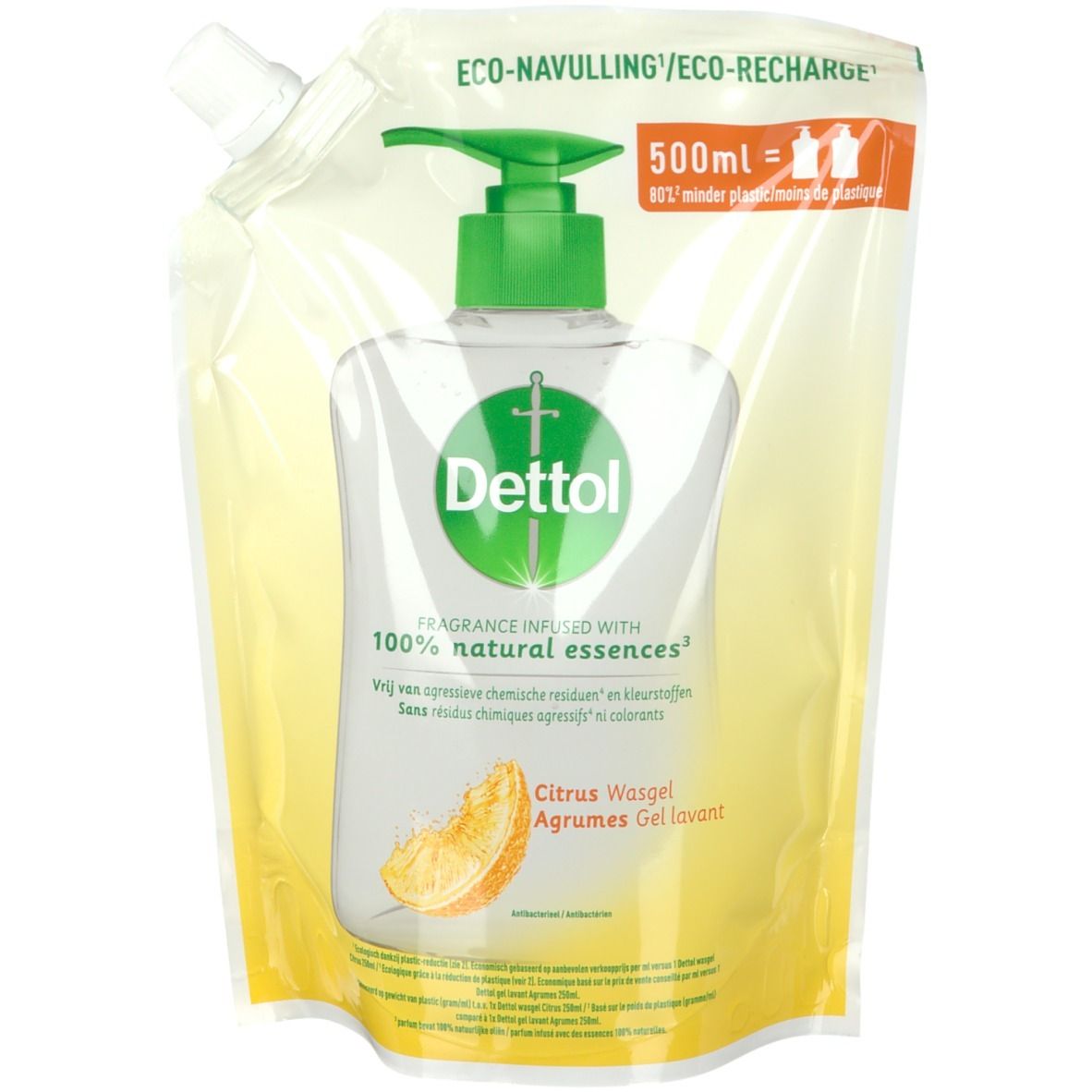 Dettol Waschgel Zitrusfrüchte Nachfüllpackung