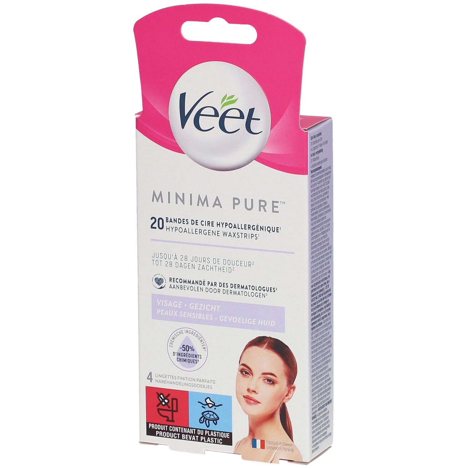 Veet® Minima™ Haarentfernungsstreifen Gesicht