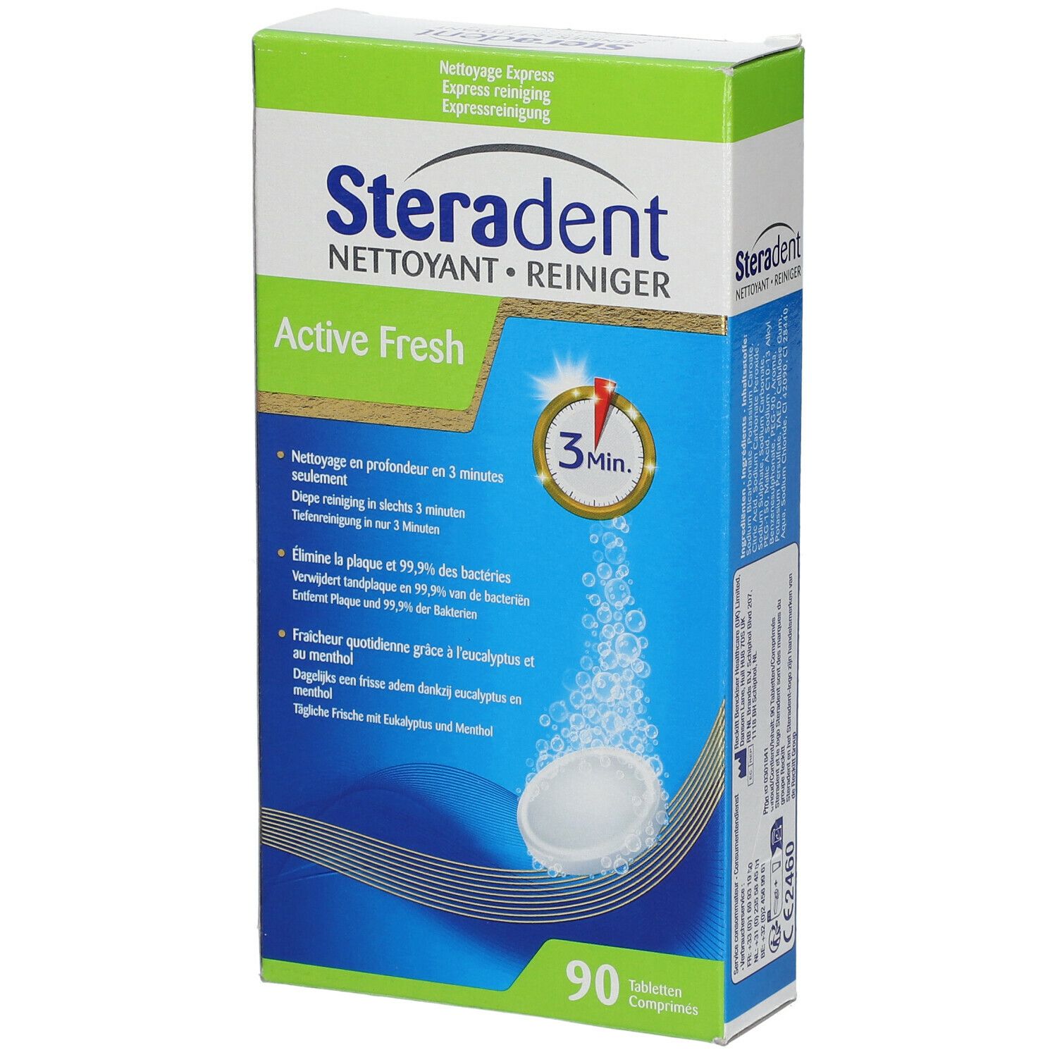Steradent Active Fresh Prothesen Reinigungstabletten