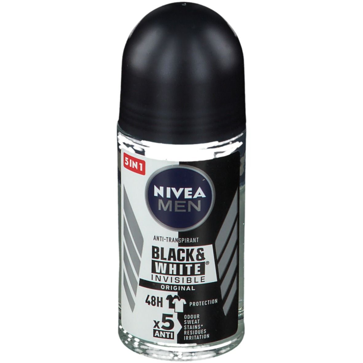 NIVEA® MEN Deodorant Invisible for Black & White Roll-on